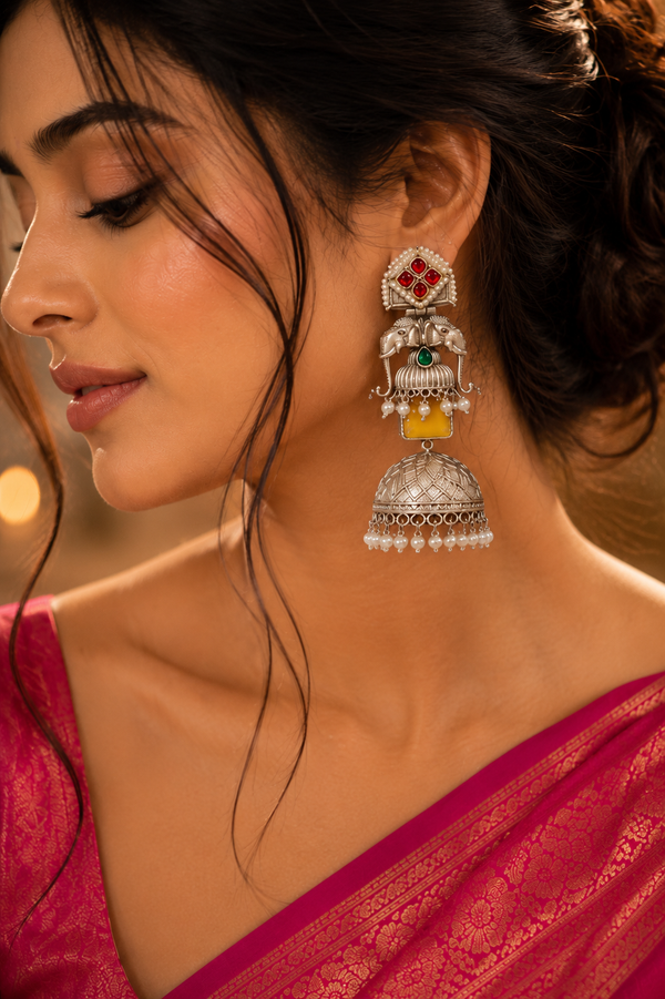 Gaja Mukhi Aura Jhumka ✨🐘