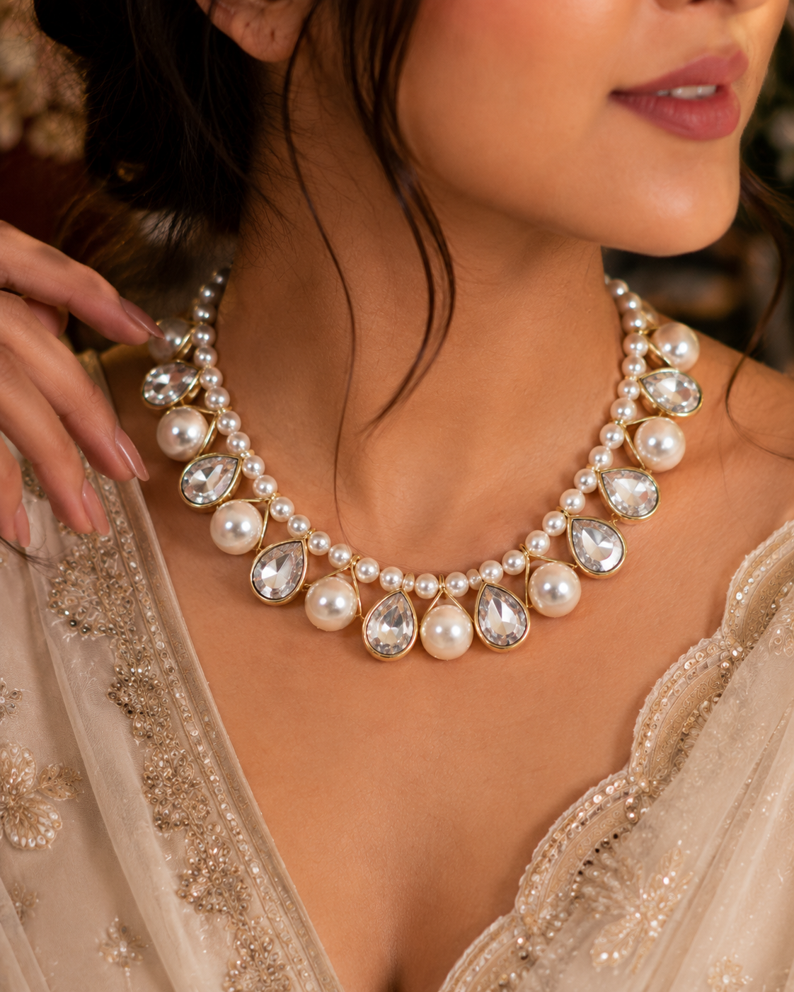 White✨ pearl Perfection Necklace