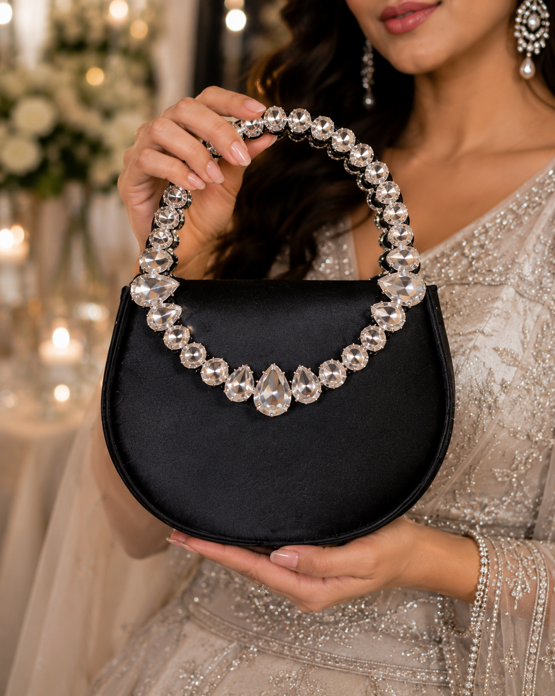 Crystal 💎Noir 🖤Bag🤍✨ HOT SELLING✨🔥💥