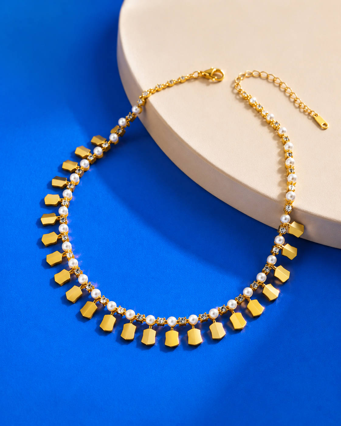 Golden✨pearly stone Necklace