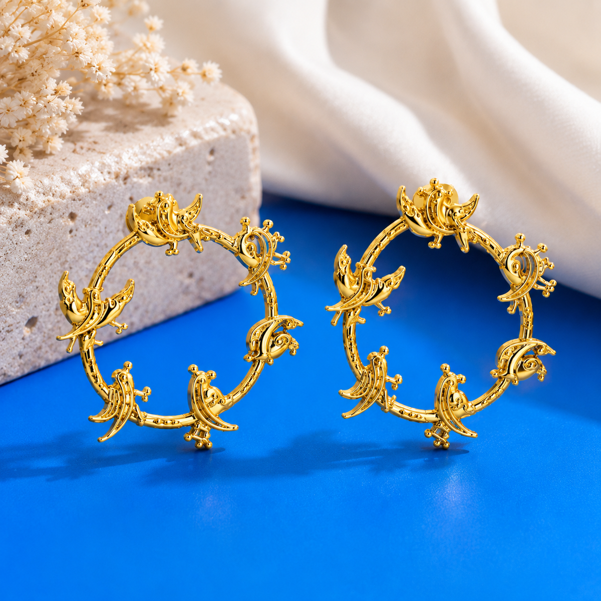 Golden Birds 🐣🐥 Earrings