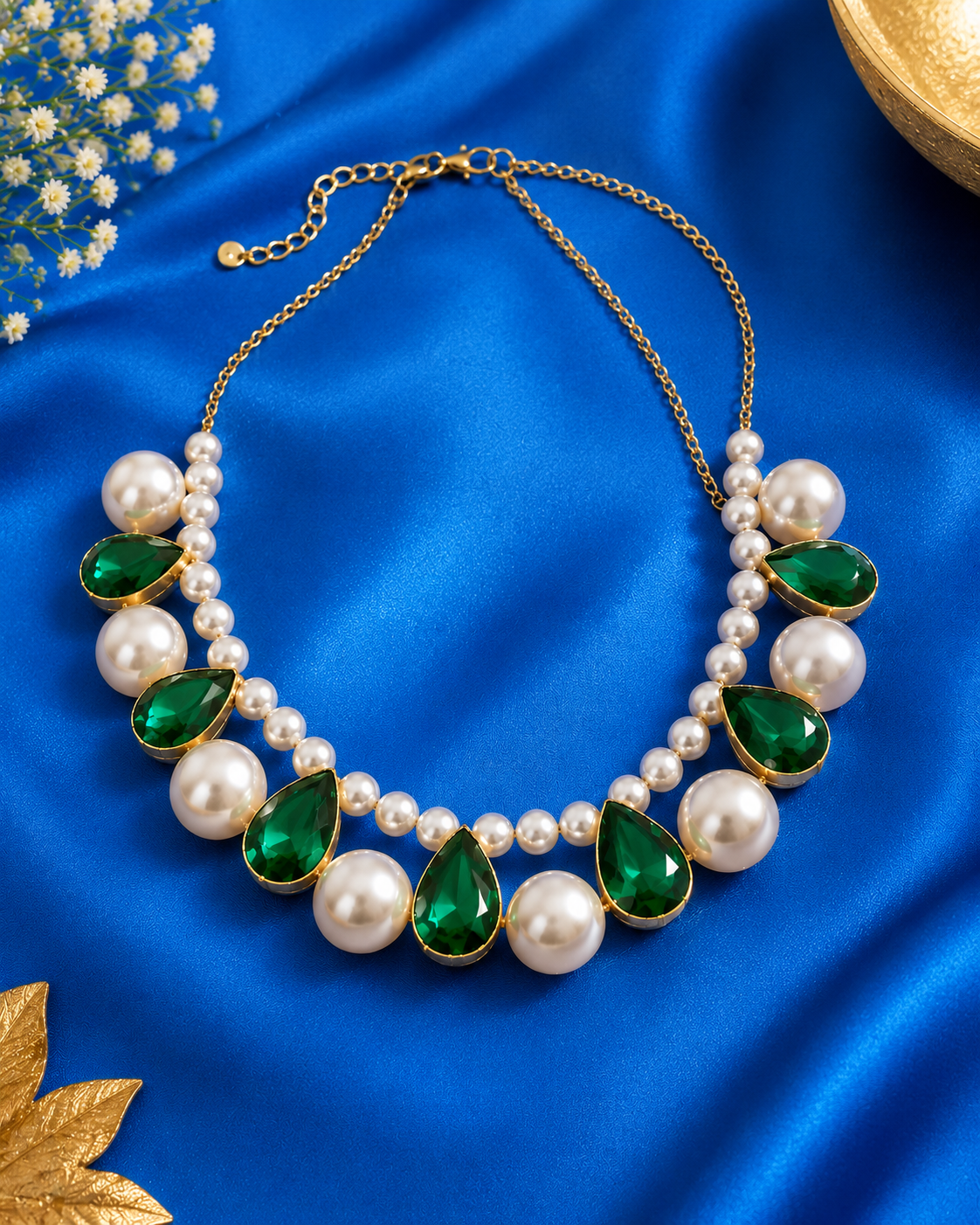 Emerald✨ pearl Perfection Necklace