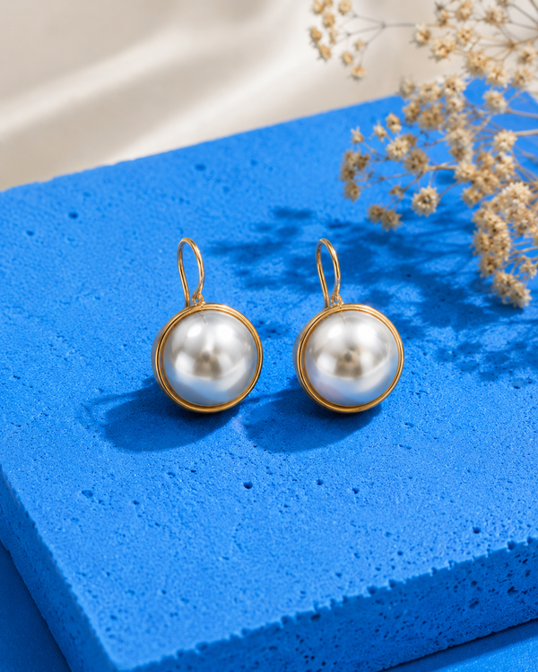 ✨ Pearl Glow Earrings 🦪
