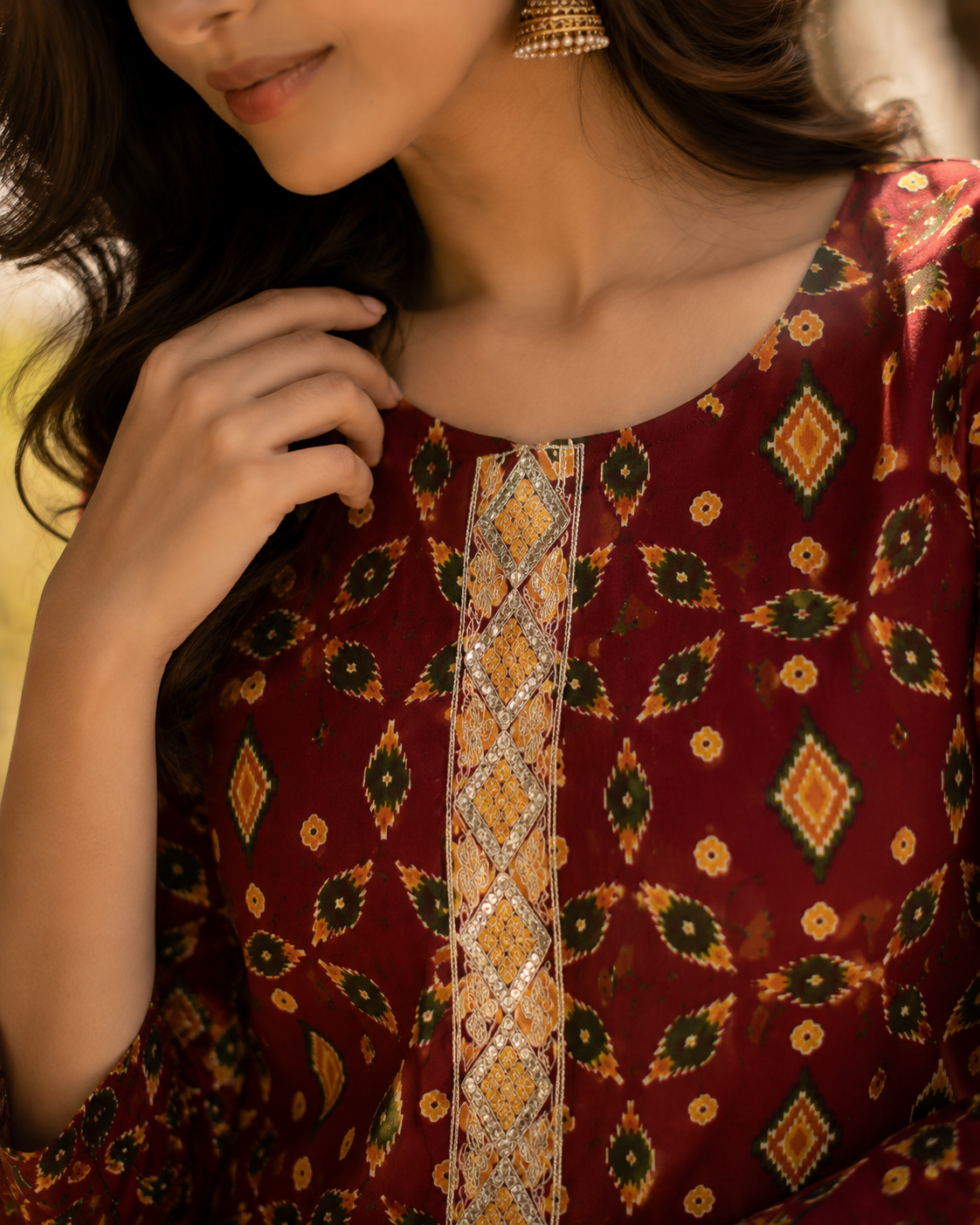 Vastrini♦️♥️ Ruby Weave 2-pc Cotton Kurti set